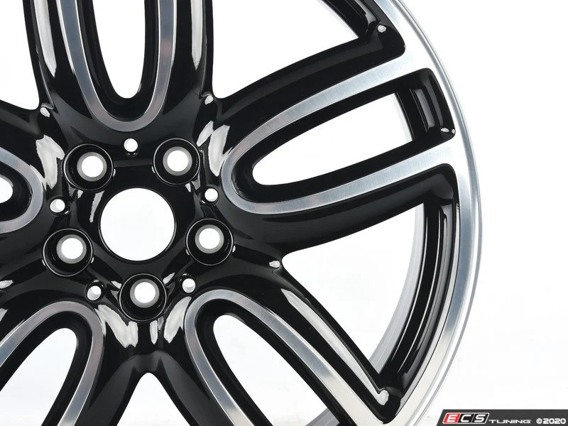 Llanta de aleación 8Jx19 ET47 JCW Course Spoke 523 Jet Black Uni OEM 36116856035 para MINI Countryman F60, F60 LCI y más. Original MINI. - Image 2