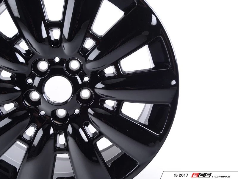 Llanta de aleación ligera 18" 7,5J ET51 Jet Black Uni OEM 36116856034 para MINI Countryman F60 (2015-2020), Countryman F60 LCI (2019-2024). Original MINI. - Image 2