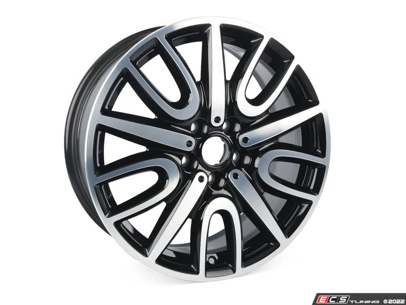 Llanta de aleación ligera 7,5Jx18 ET51 Jet Black Uni OEM 36106875603 para MINI Countryman F60, F60 LCI… y más. Original MINI. - Image 4