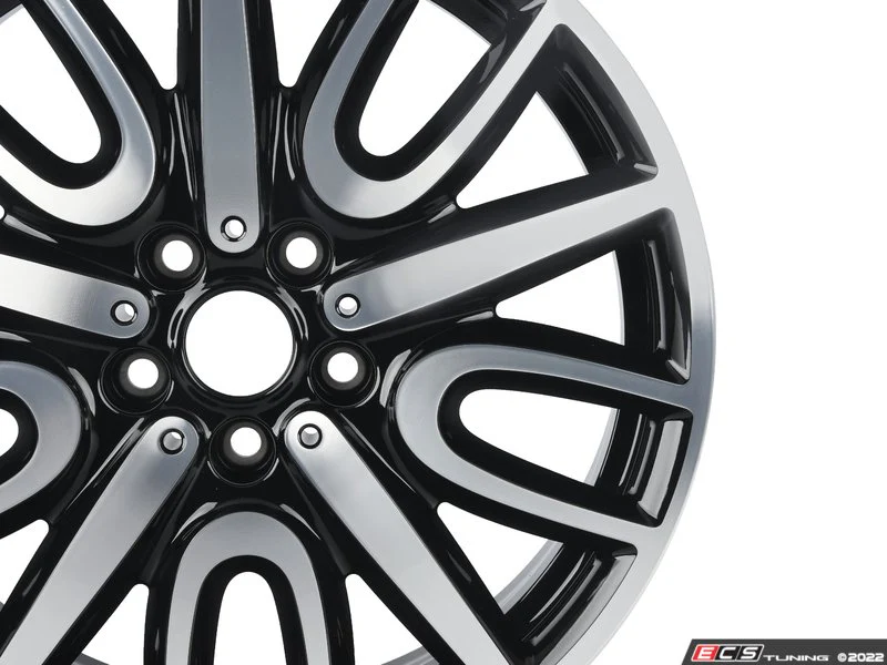 Llanta de aleación ligera 7,5Jx18 ET51 Jet Black Uni OEM 36106875603 para MINI Countryman F60, F60 LCI… y más. Original MINI. - Image 5