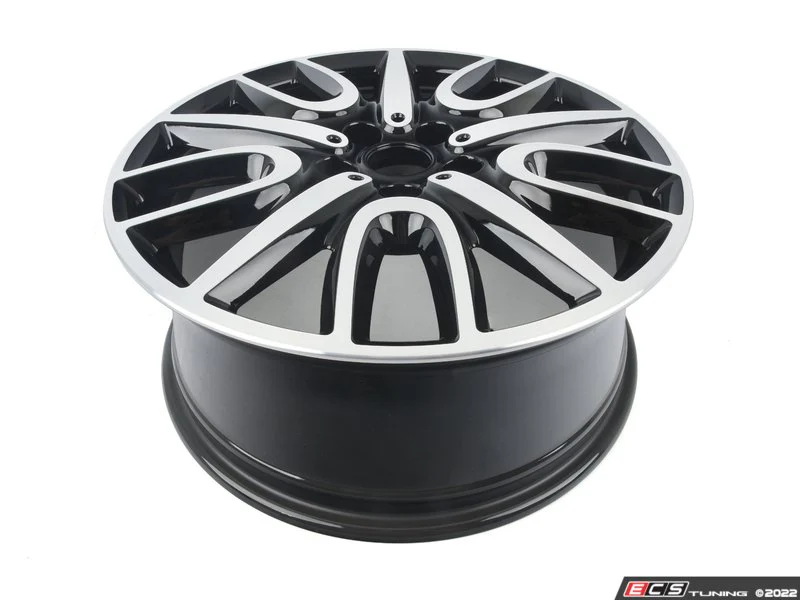 Llanta de aleación ligera 7,5Jx18 ET51 Jet Black Uni OEM 36106875603 para MINI Countryman F60, F60 LCI… y más. Original MINI. - Image 6