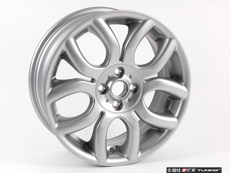 Llanta de aleación ligera 7Jx17 ET48 color plata OEM 36116775685 para MINI R50, R53, R56, R55 Clubman, R52 Cabrio, R57 Cabrio, R58 Coupé, R59 Roadster... y más. Original MINI.