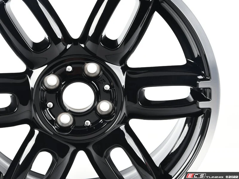 Llanta de aleación ligera 7Jx17 ET48 negra OEM 36116798721 para MINI R56, R56 LCI, Clubman R55, R55 LCI, Cabrio R57, R57 LCI, Coupé R58, Roadster R59... y más. Original MINI. - Image 2