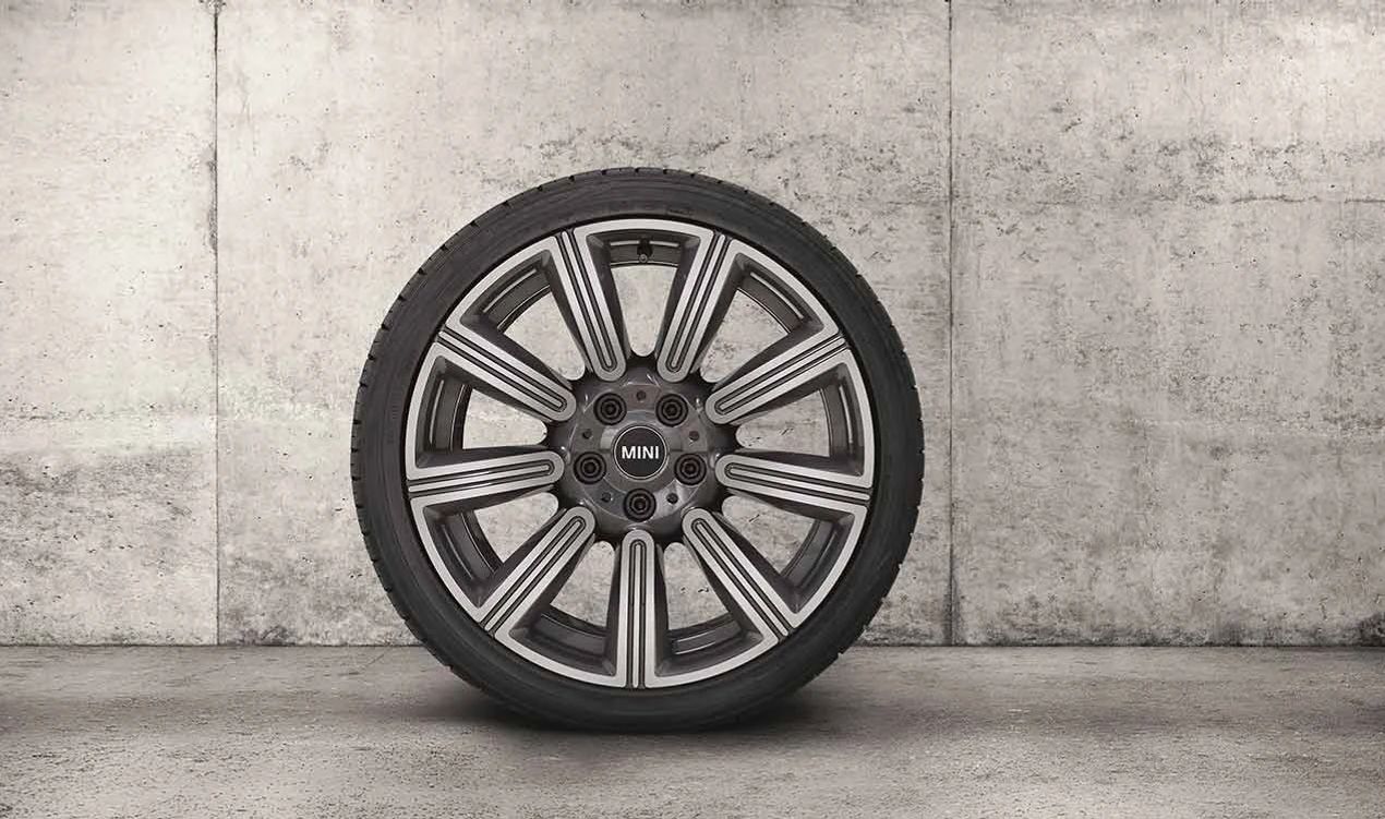 Llanta de aleación ligera 8Jx18 ET57 Spectre Grey OEM 36116883351 para MINI Clubman F54, Clubman F54 LCI… y más. Original MINI. - Image 4
