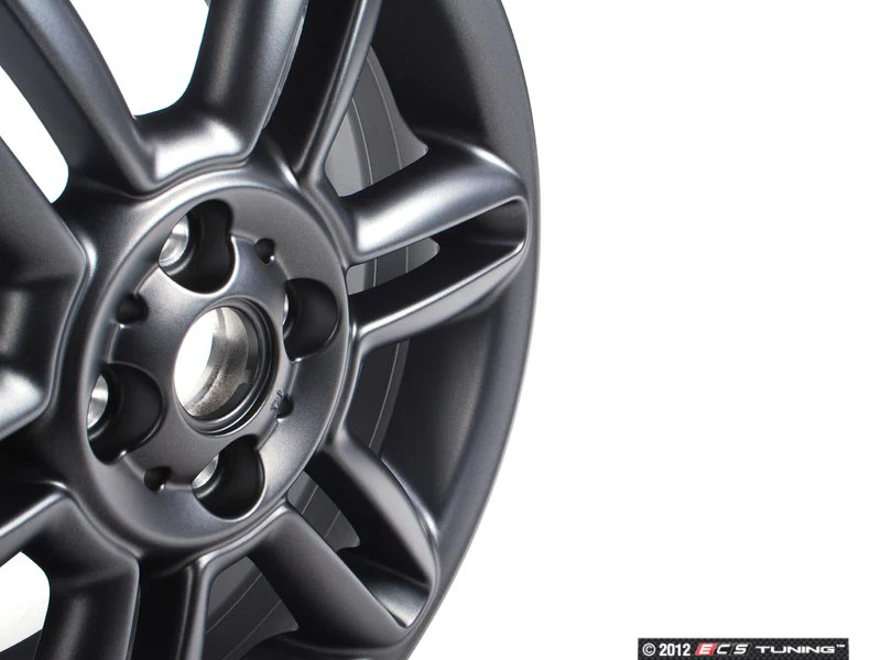 Llanta de aleación ligera negra 6,5Jx16 ET48 OEM 36116793404 para MINI R56, R55 Clubman, R57 Cabrio, R58 Coupé, R59 Roadster... y más. Original MINI. - Image 2