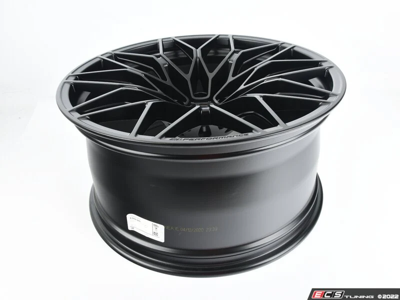 Llanta de aleación trasera M radios cruzados 1000 negro mate 10,5Jx21 ET20 OEM 36109502045 para BMW G87 M2, G80 M3, G81 M3 Touring, G82 M4 Coupé, G83 M4 Cabrio... y más. Original BMW. - Image 3