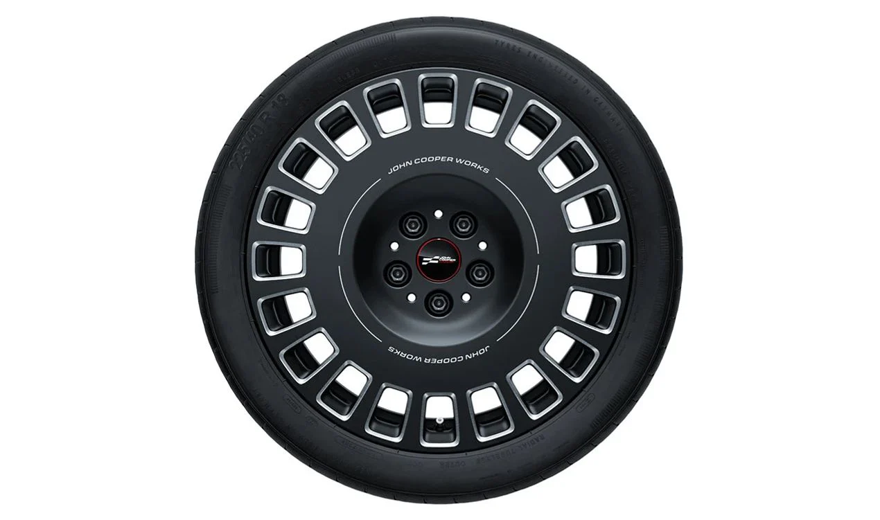 Llanta de aluminio 7,5Jx18 ET50 Frozen Midnight bicolor OEM 36115A68603 para MINI Cooper J01, MINI Aceman J05… y más. Original MINI.