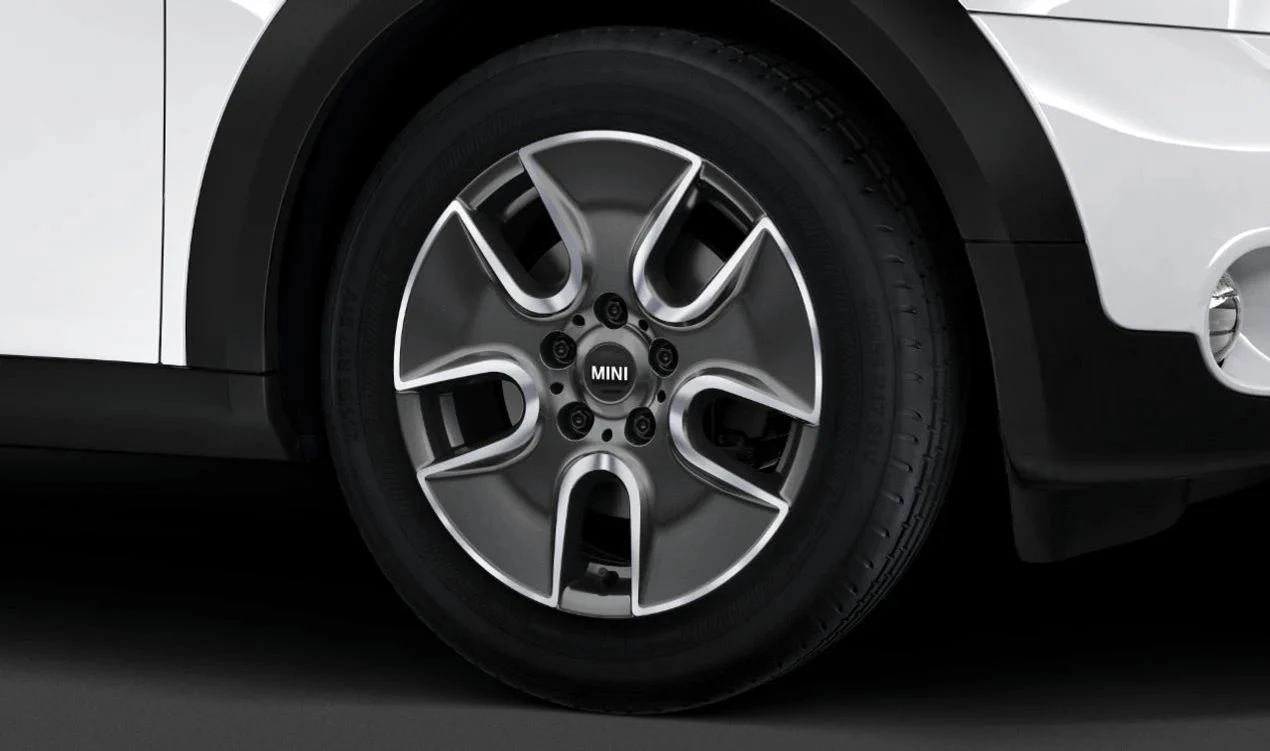 Llanta de aluminio antracita Tunnel Spoke R125 OEM 36109804373 para MINI Countryman R60, Paceman R61. Original MINI.