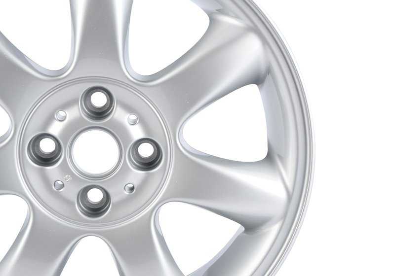 Llanta de aluminio Bridge Spoke 94 plata OEM 36116775684 para MINI R50, R53, R56, Clubman R55, Cabrio R52, Coupé R58, Roadster R59... y más. Original MINI. - Image 2