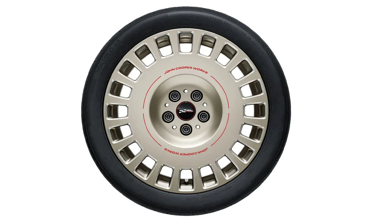 Llanta de aluminio JCW Rallye Spoke 992 OEM 36115A685F2 para MINI Cooper J01, Aceman J05. Original MINI.