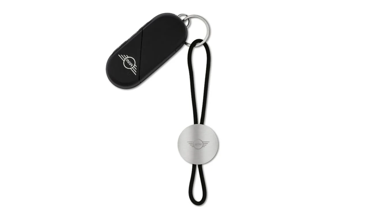 Llavero MINI Wing Logo plata/negro OEM 80275B320E7 válido para MINI. Original MINI. - Image 2