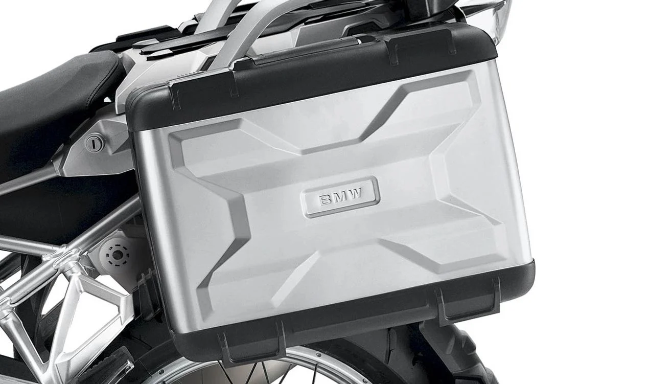 Maletín Vario derecho OEM 77418567204 para motos BMW R1200 GS, R1250 GS, R1200 GS Adv., R1250 GS Adv. Original BMW Motorrad.