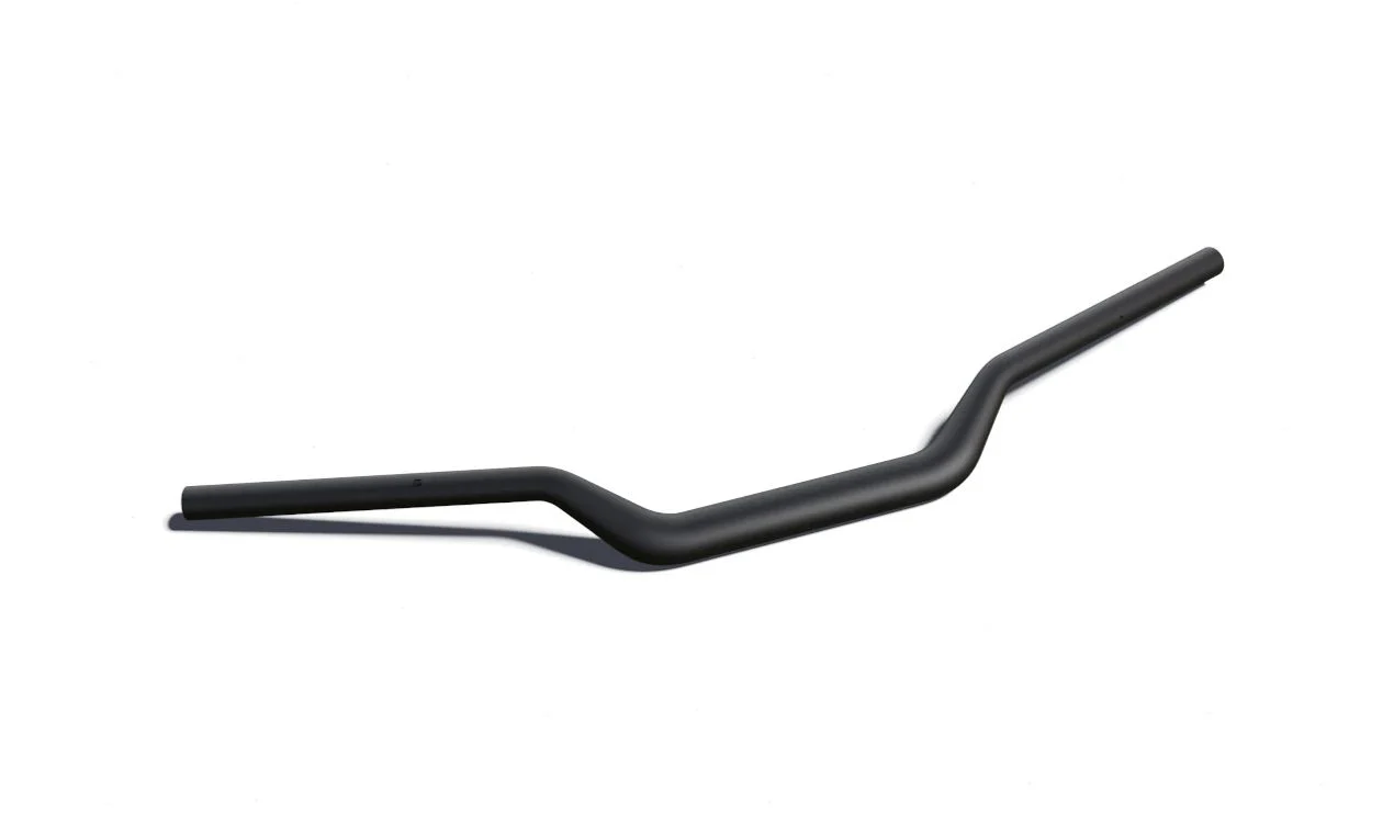 Manillar tubular ergonómico negro OEM 32715A733A6 para motos BMW R 1300 RT (KA3) desde 03/2025. Original BMW Motorrad.