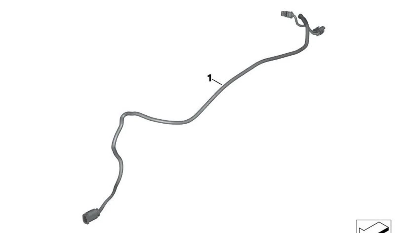 Mazo de cables trasero OEM 61111542505 para motos BMW R 18, R 18 Classic. Original BMW Motorrad.