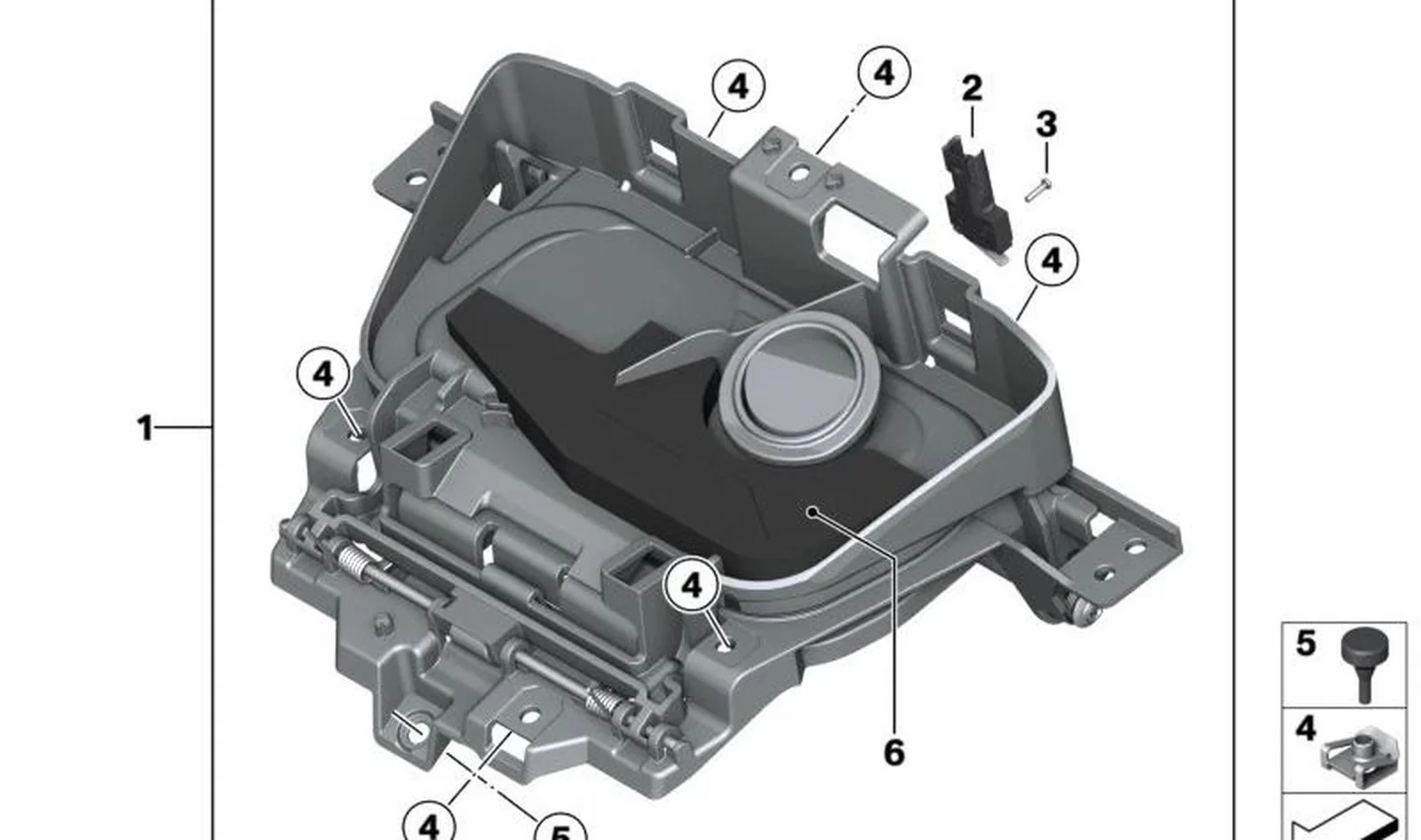 Microinterruptor OEM 61317671111 para motos BMW R1200GS, F800GS, K1600GT... y más. Original BMW Motorrad.