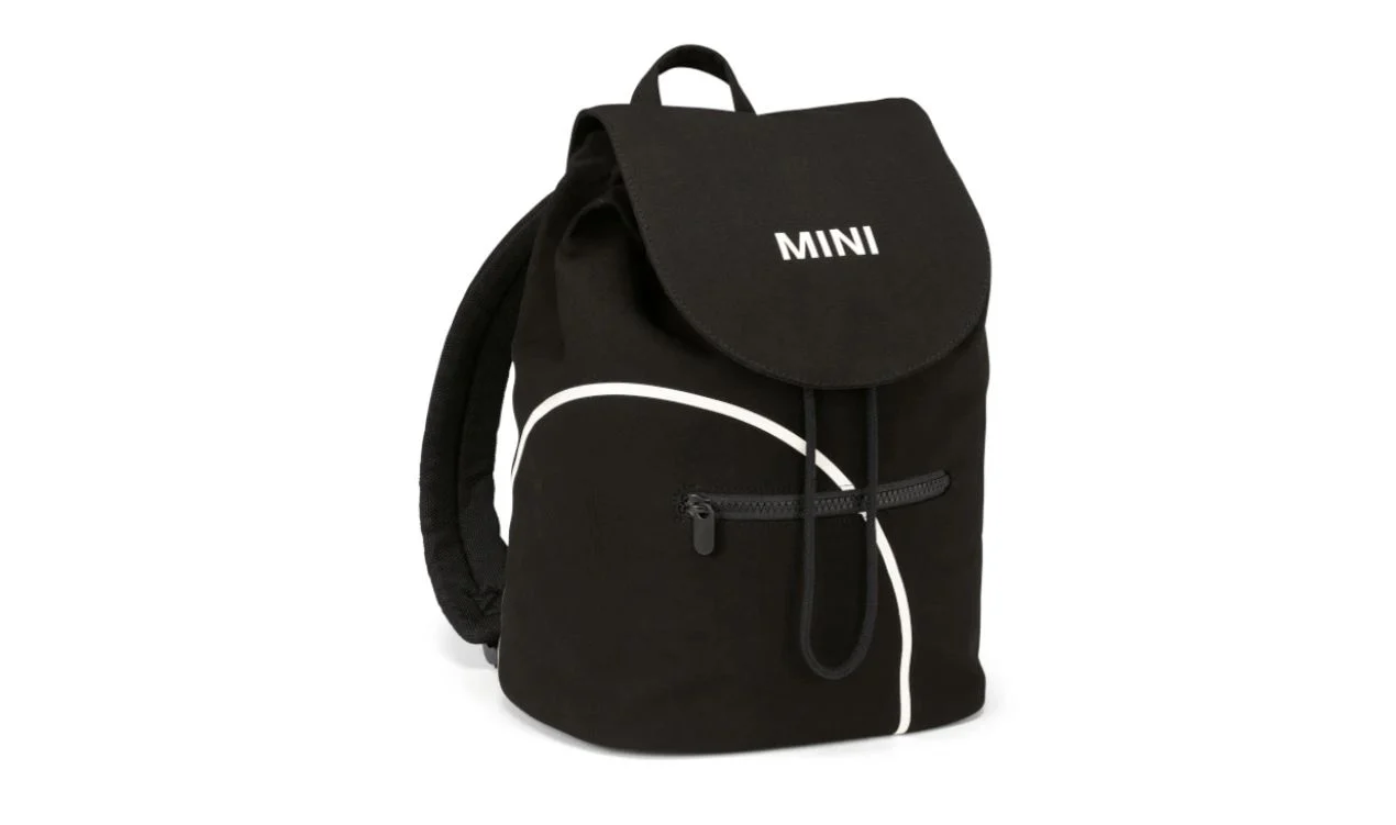 Mochila con estampado de contornos negro/blanco OEM 80225B320C4 para MINI. Original MINI.