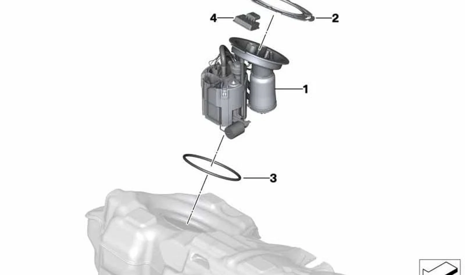 Módulo de transporte OEM 16117474991 para MINI F56, F55, Cabrio F57... y más. Original MINI. - Image 2
