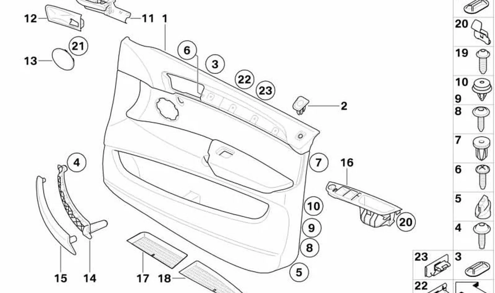 Moldura de manilla derecha OEM 51416970166 para BMW X5 E70, X5 E70 LCI, X6 E71, X6 E72 Hybrid. Original BMW. - Image 4