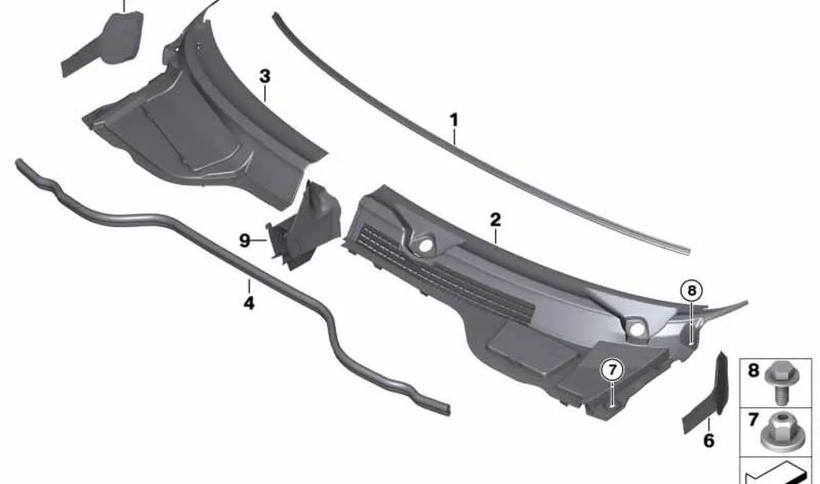 Moldura soporte cubierta salpicadero OEM 51312756196 para MINI R56, R55, R57, R58, R59... y más. Original MINI. - Image 4