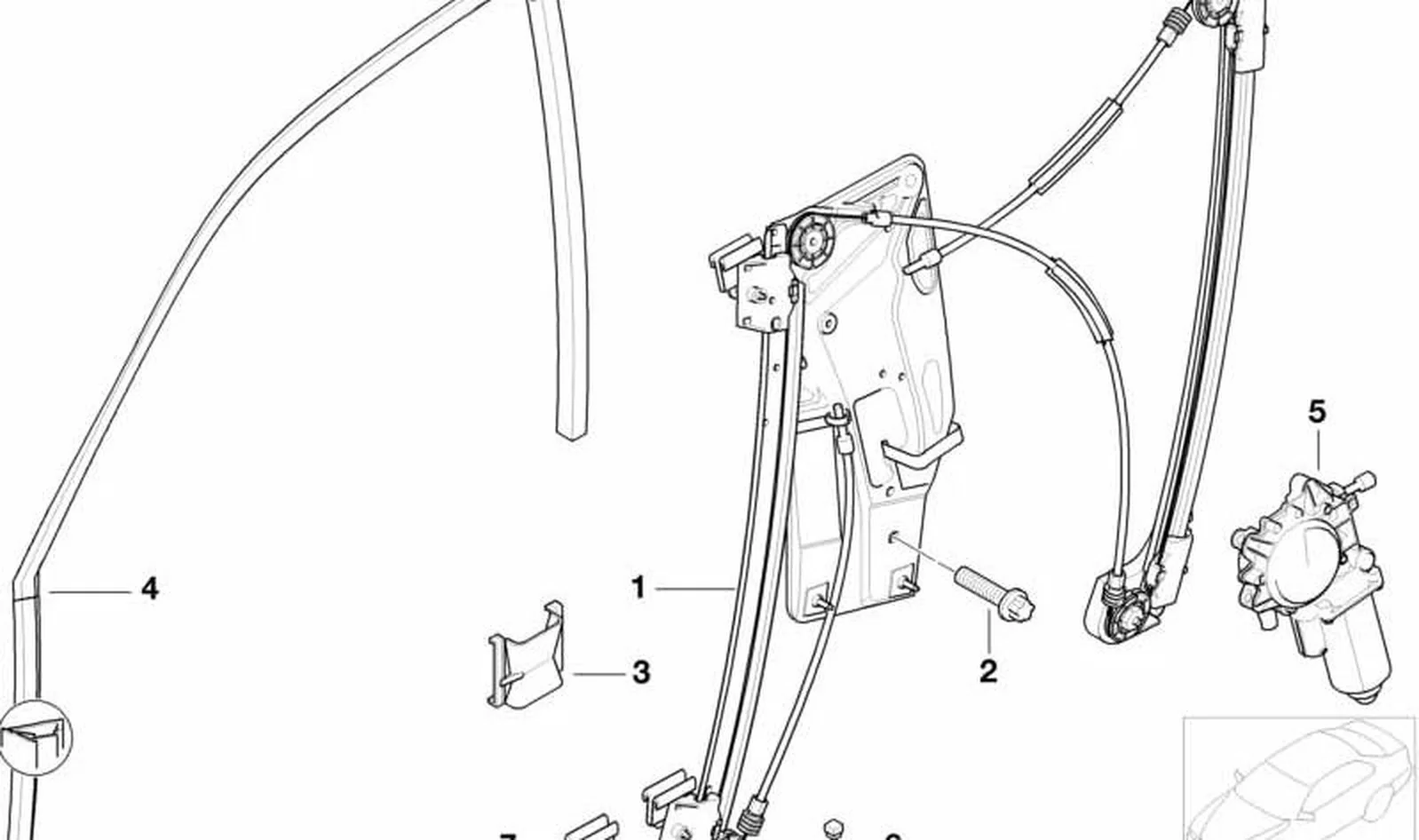 Motor elevalunas delantero derecho/trasero izquierdo OEM 67628360512 para BMW E39, Z8. Original BMW. - Image 8