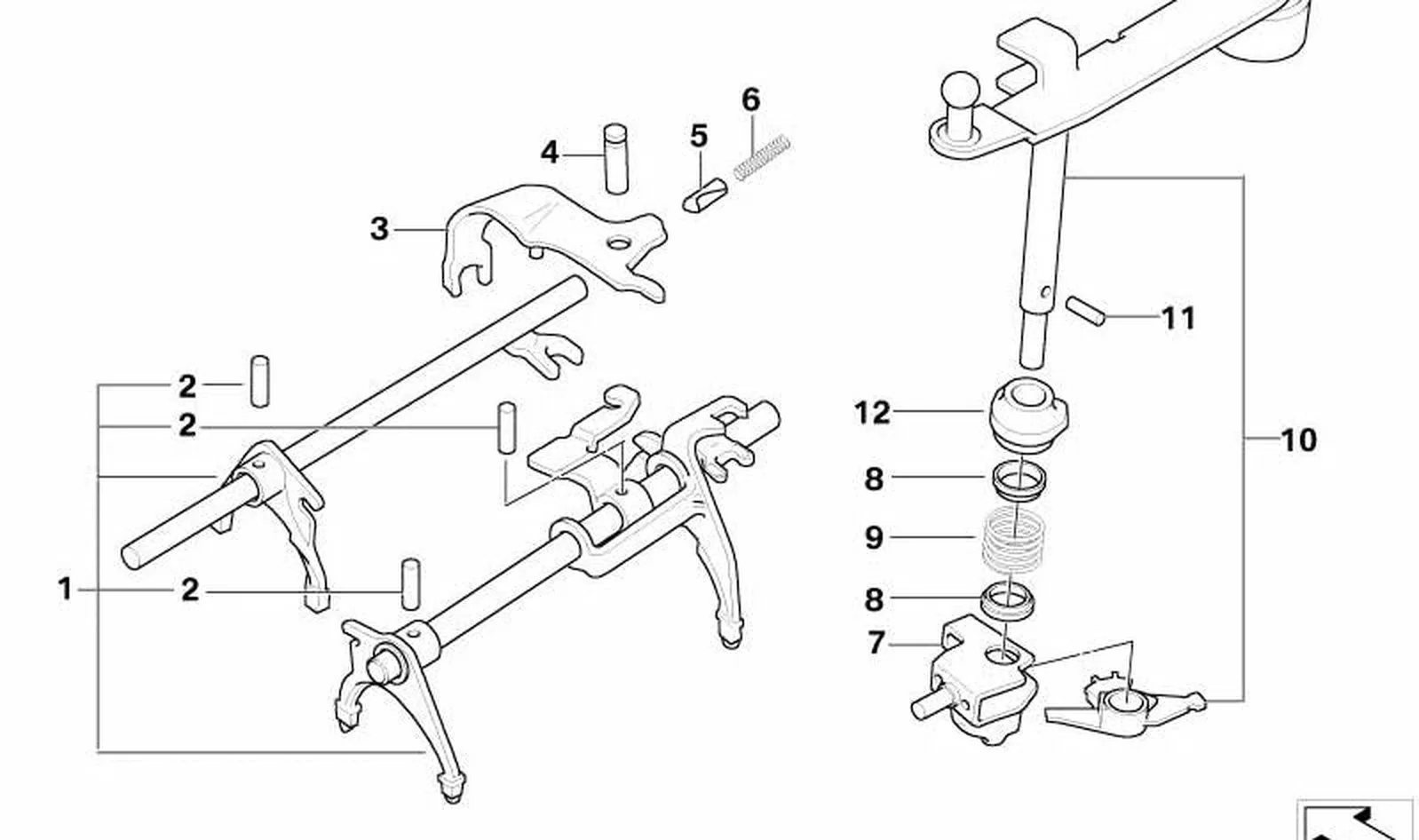 Muelle de pretensado OEM 23311036220 para MINI R50, R52... y más. Original MINI.