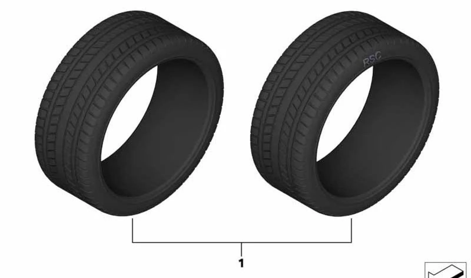 Neumático delantero Michelin Energy Saver 175/65R15 88H OEM 36122459022 para MINI F55, F56, F57... y más. Original MINI.