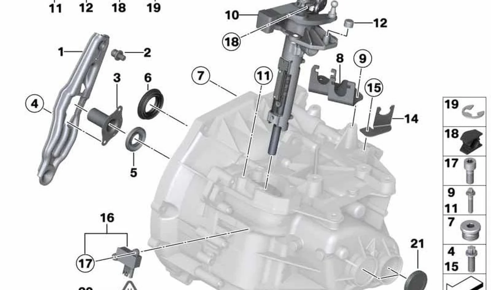 Palanca de desembrague OEM 23117568467 para MINI R55 Clubman, R56, R57 Cabrio, R58 Coupé, R59 Roadster, R60 Countryman, R61 Paceman... y más. Original MINI. - Image 10