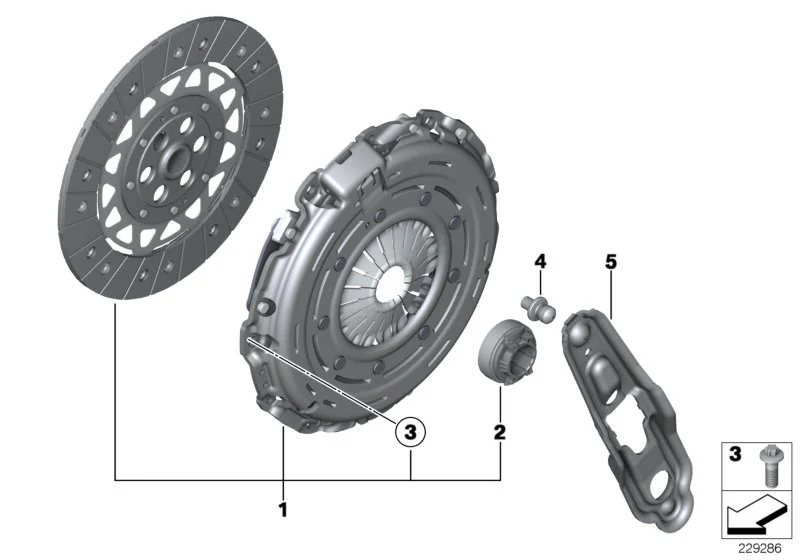 Palanca de desembrague OEM 23117568467 para MINI R55 Clubman, R56, R57 Cabrio, R58 Coupé, R59 Roadster, R60 Countryman, R61 Paceman... y más. Original MINI. - Image 5