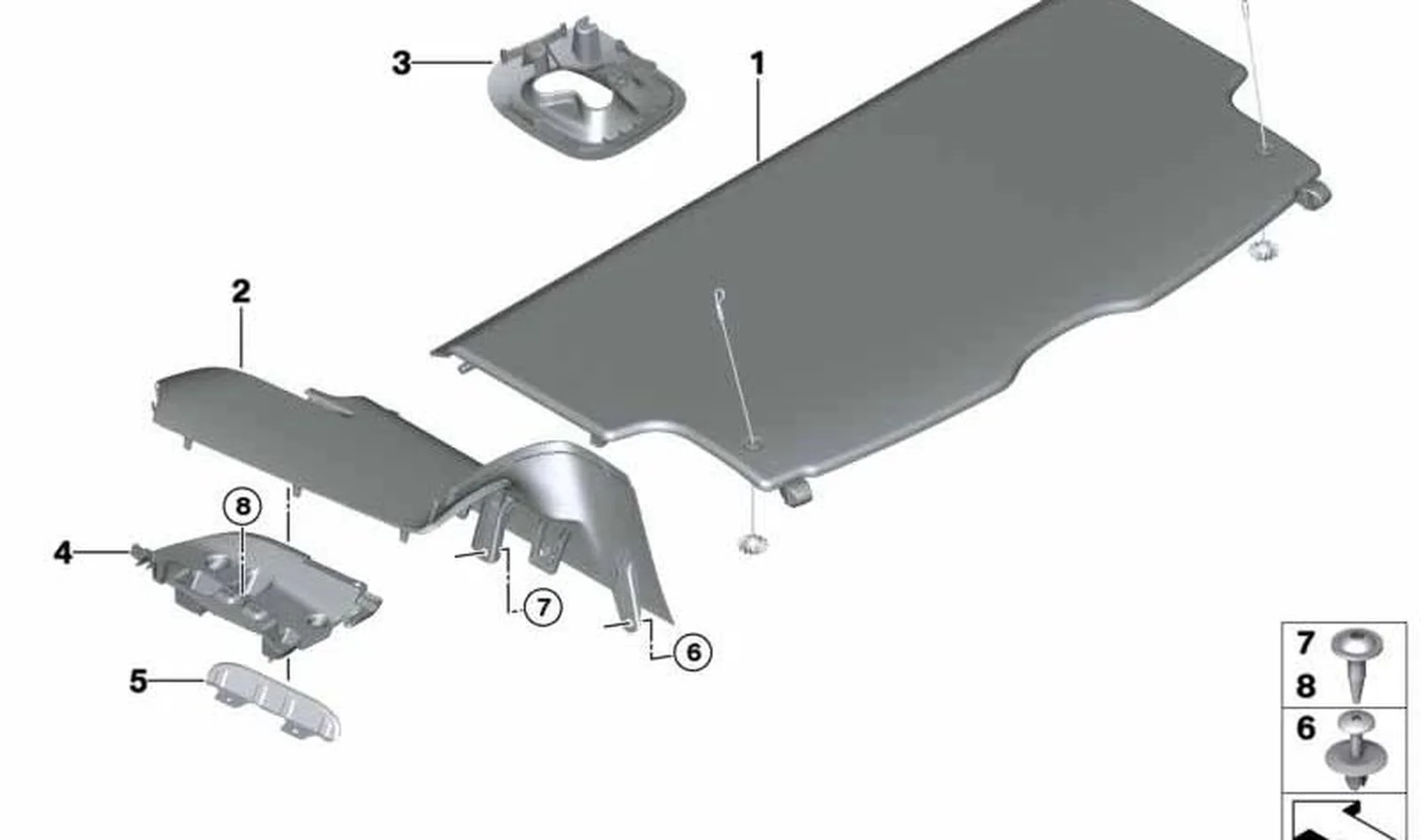 Panel de puerta izquierdo OEM 51467414403 para MINI Countryman F60, F60 LCI. Original MINI.