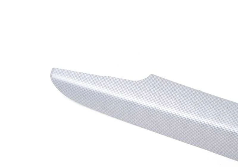 Panel protector aluminio consola central derecha OEM 51168058572 para BMW X5 (F15), X6 (F16). Original BMW. - Image 3
