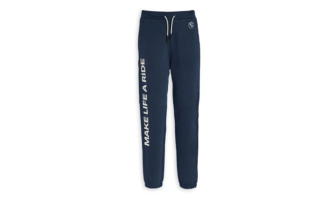 Pantalón deportivo azul oscuro "Make Life a Ride" para mujer, talla S. OEM 76615A81648. Válido para BMW. Original BMW Motorrad.