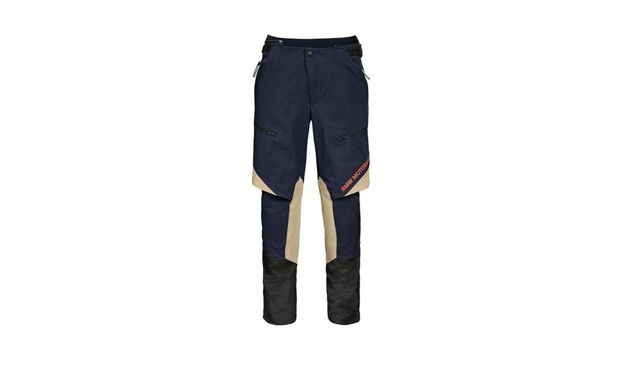 Pantalón GS Karakum GTX azul oscuro talla 50 OEM 76115B3D0B6 para motos BMW. Original BMW Motorrad.
