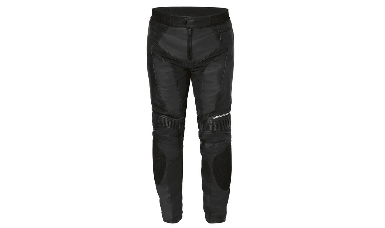 Pantalón Hotlap hombre negro talla 52 OEM 76117913550 válido para motos BMW. Original BMW Motorrad.