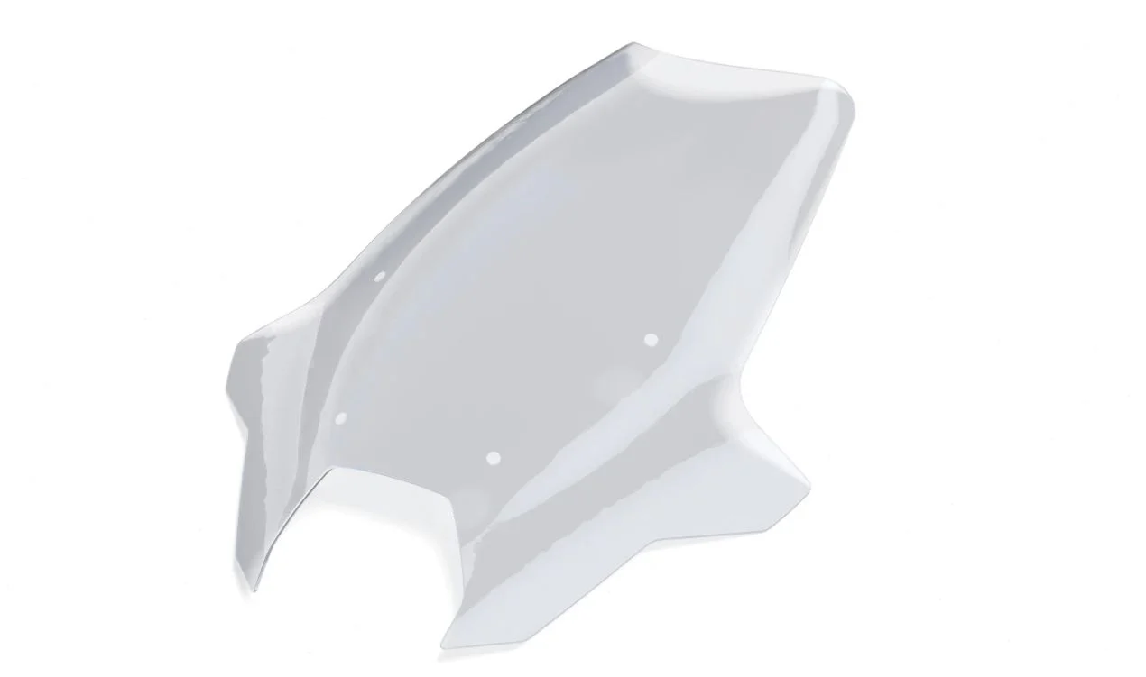 Parabrisas alto confort OEM 46635A77DE7 para motos BMW R 1300 RT (desde 03/2025), transparente. Original BMW Motorrad.