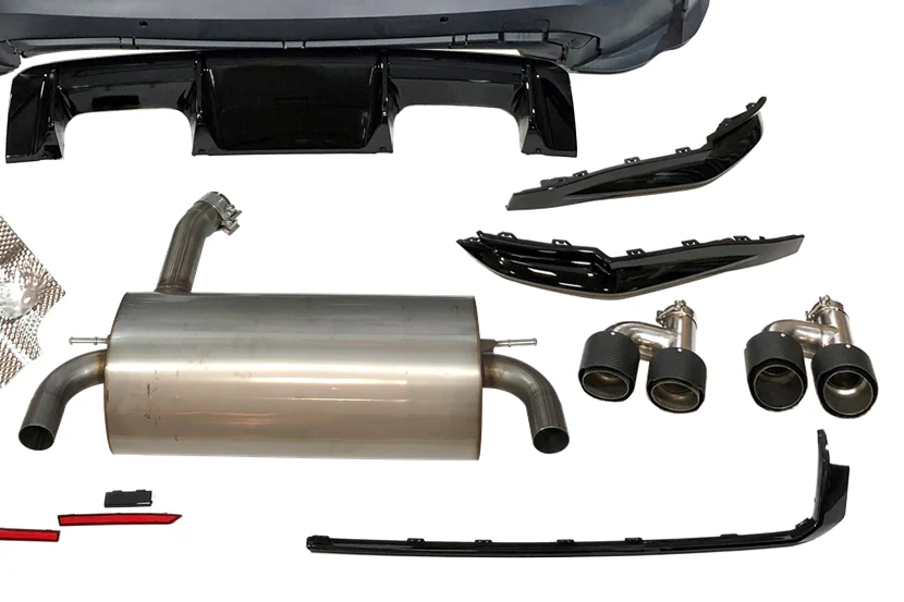 Paragolpes Trasero BMW F30 Look G80 Escape - Image 3