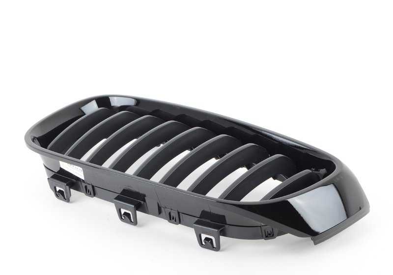 Parrilla decorativa M Performance izquierda negro brillo OEM 51712410147 para BMW Serie 3 F34 GT, F34 GT LCI. Original BMW.