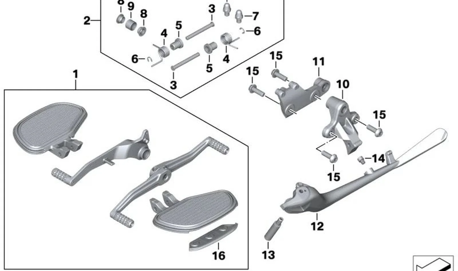 Perno roscado OEM 46539899214 para motos BMW R 18, R 18 Classic, R 18 B, R 18 Transcontinental... y más. Original BMW Motorrad.