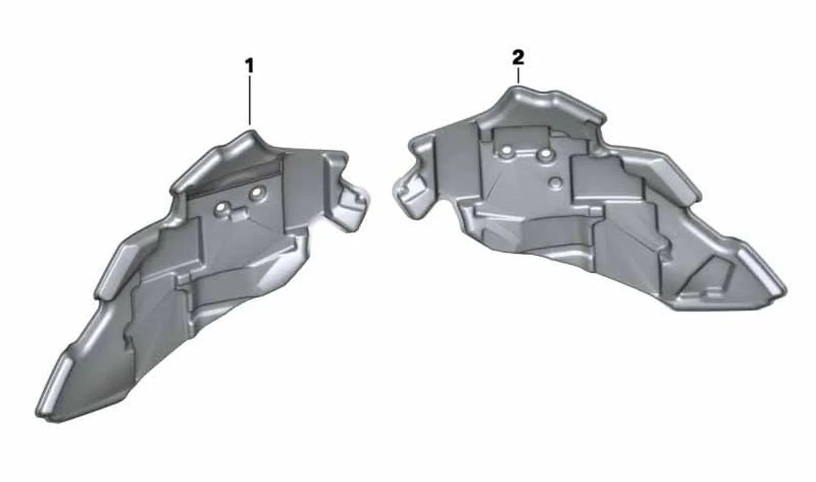 Pieza lateral espuma acústica derecha OEM 46638527434 para motos BMW C 600 Sport, C 650 Sport. Original BMW Motorrad.