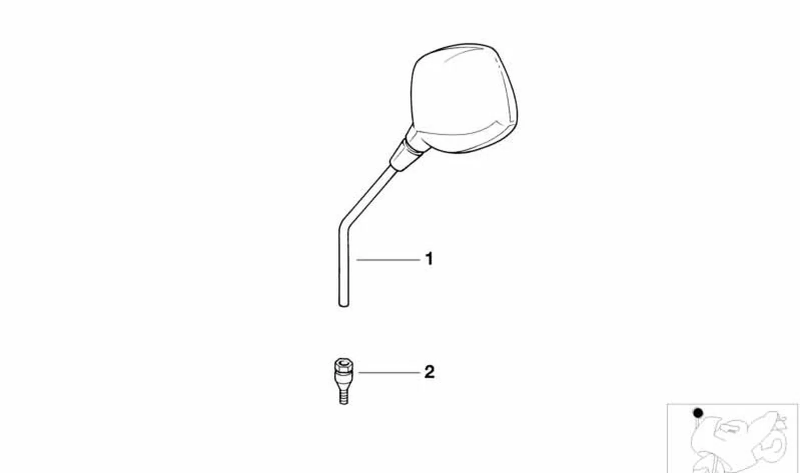 Pieza opresor OEM 51167712834 para BMW Motorrad G 650 X (K15). Original BMW Motorrad.