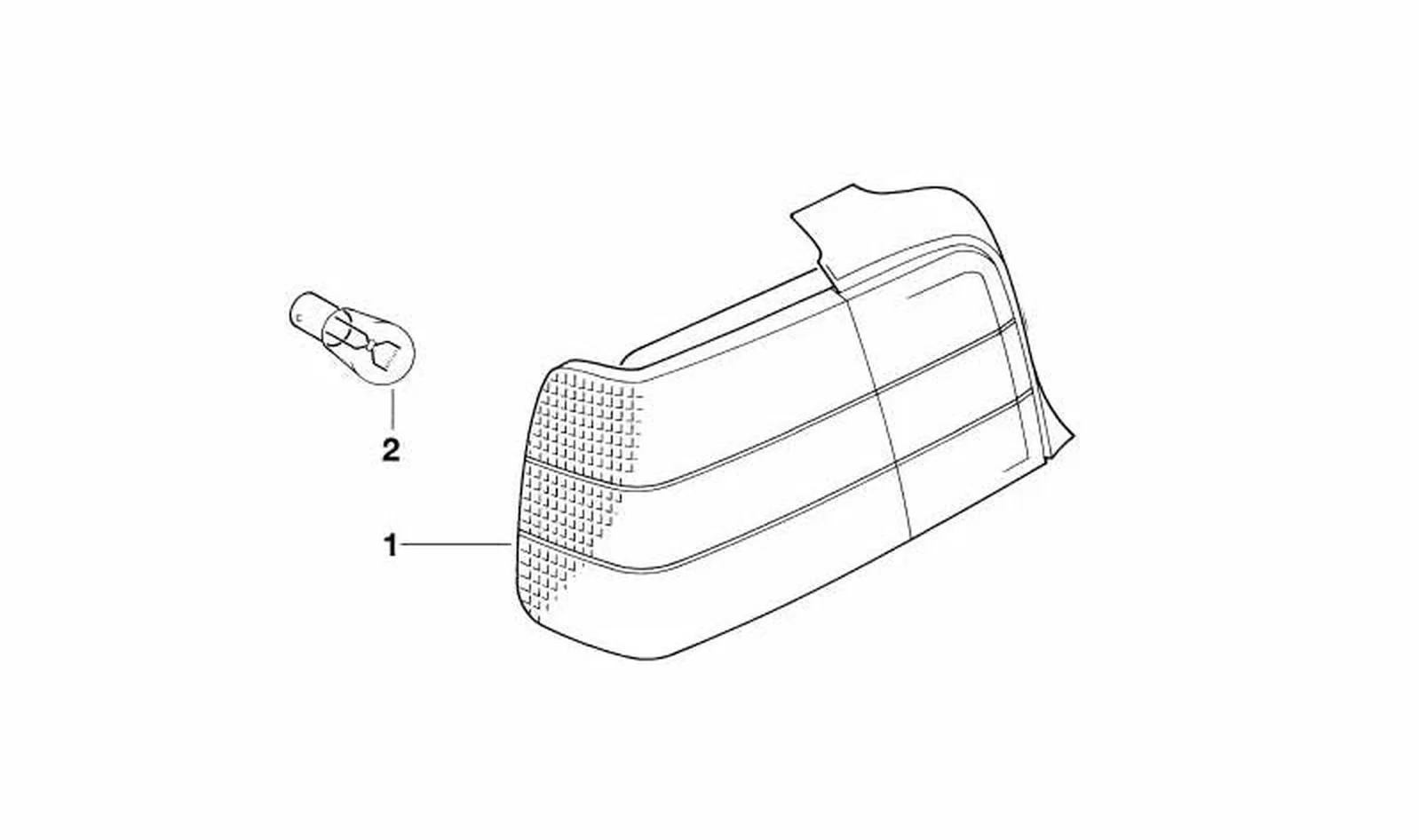 Piloto trasero izquierdo con intermitente blanco OEM 63219403099 para BMW Serie 3 E36 320i, 323i... y más. Original BMW. - Image 7