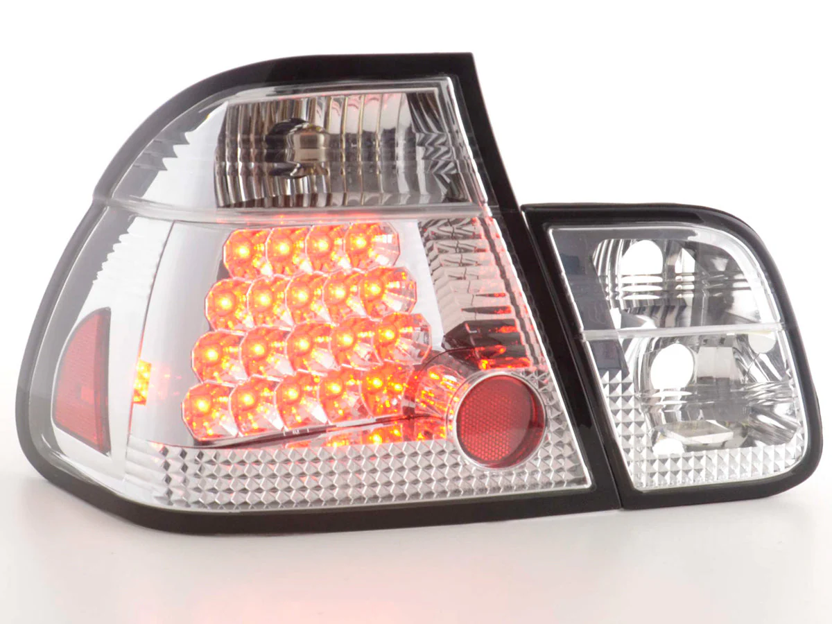 Pilotos traseros LED BMW Serie 3 Berlina E46 01-05 cromo