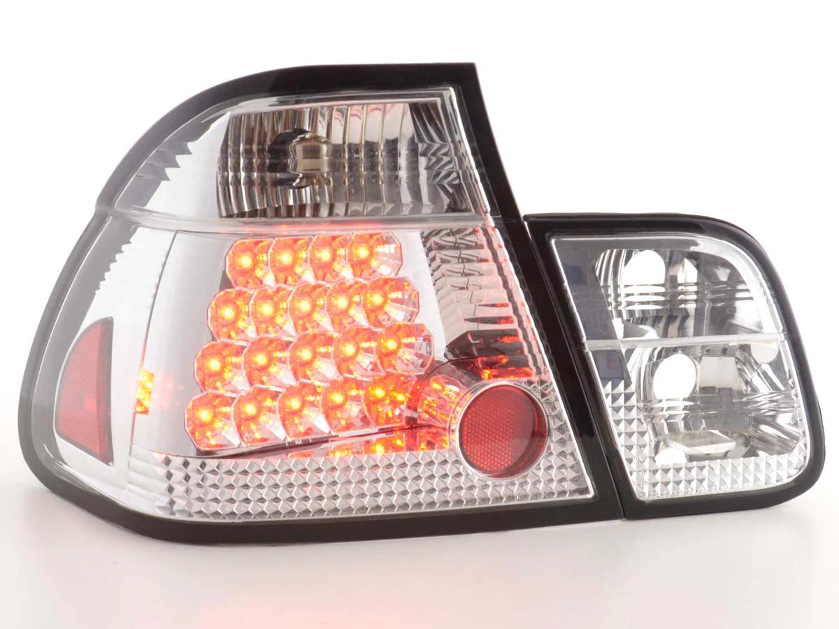 Pilotos traseros LED BMW Serie 3 Berlina E46 01-05 cromo - Image 2