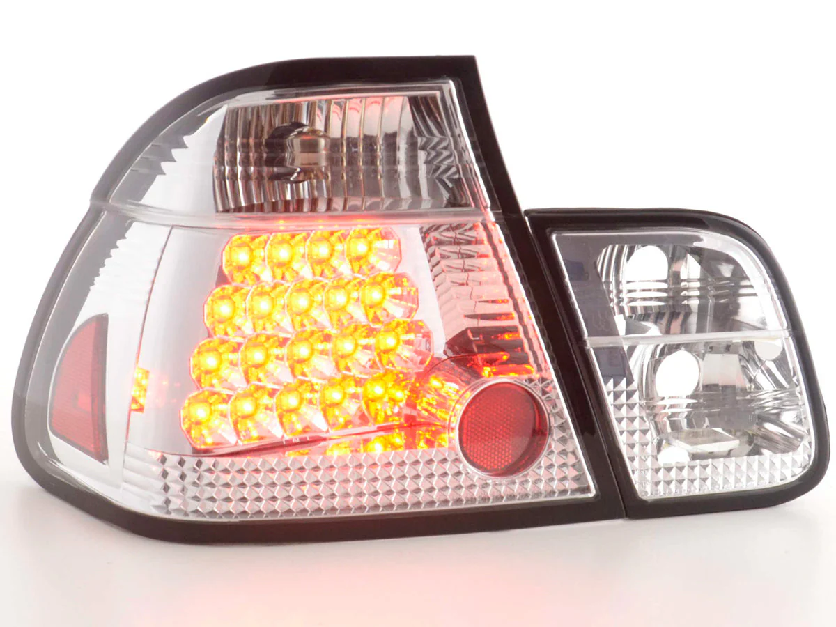Pilotos traseros LED BMW Serie 3 Berlina E46 01-05 cromo - Image 3