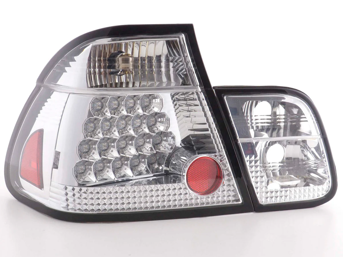 Pilotos traseros LED BMW Serie 3 Berlina E46 01-05 cromo - Image 6