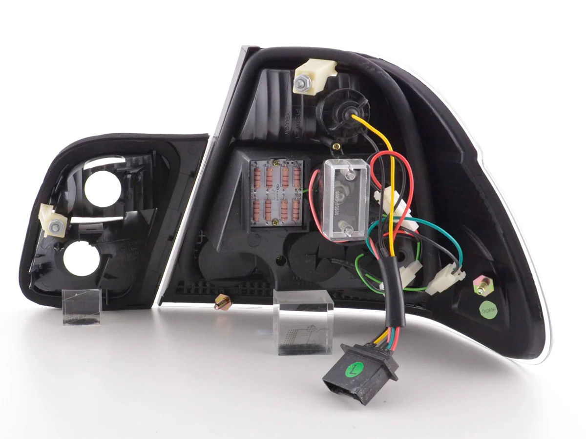 Pilotos traseros LED BMW Serie 3 Berlina E46 98-01 negro - Image 7