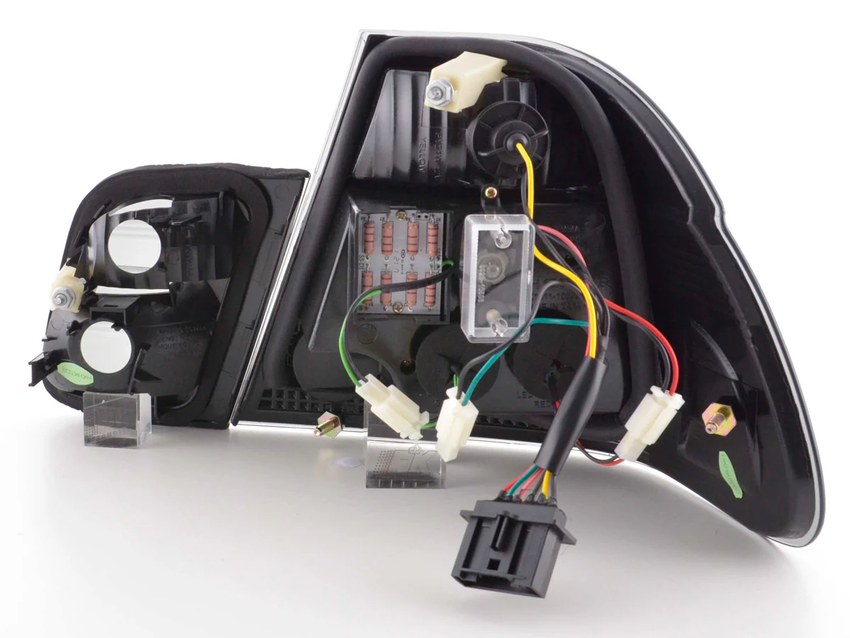 Pilotos traseros LED BMW Serie 3 Berlina E46 98-01 negro - Image 7
