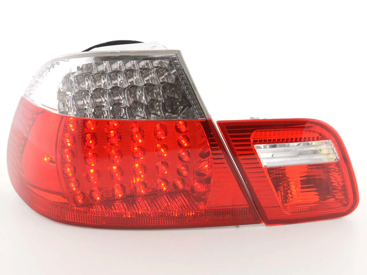 Pilotos traseros LED BMW Serie 3 Coupé E46 99-03 transparente / rojo - Image 2
