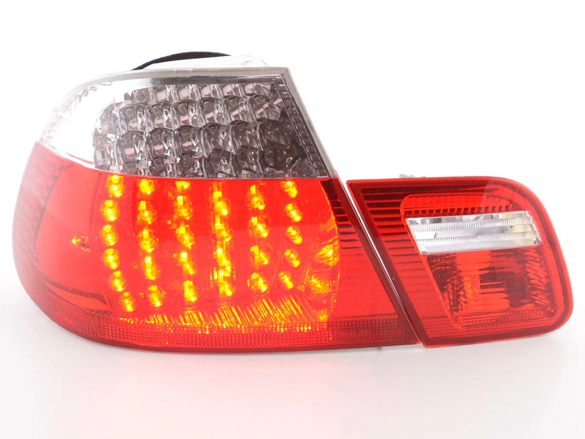 Pilotos traseros LED BMW Serie 3 Coupé E46 99-03 transparente / rojo - Image 3