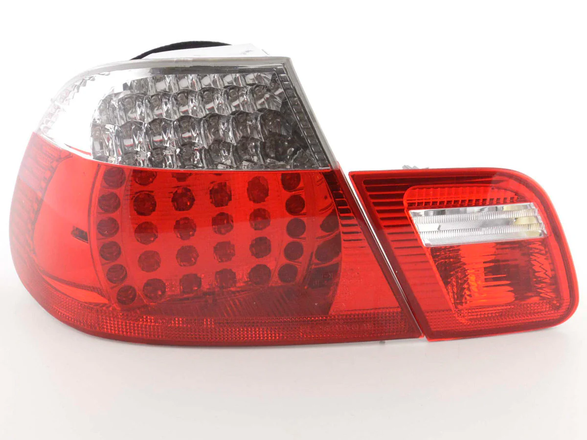 Pilotos traseros LED BMW Serie 3 Coupé E46 99-03 transparente / rojo - Image 7