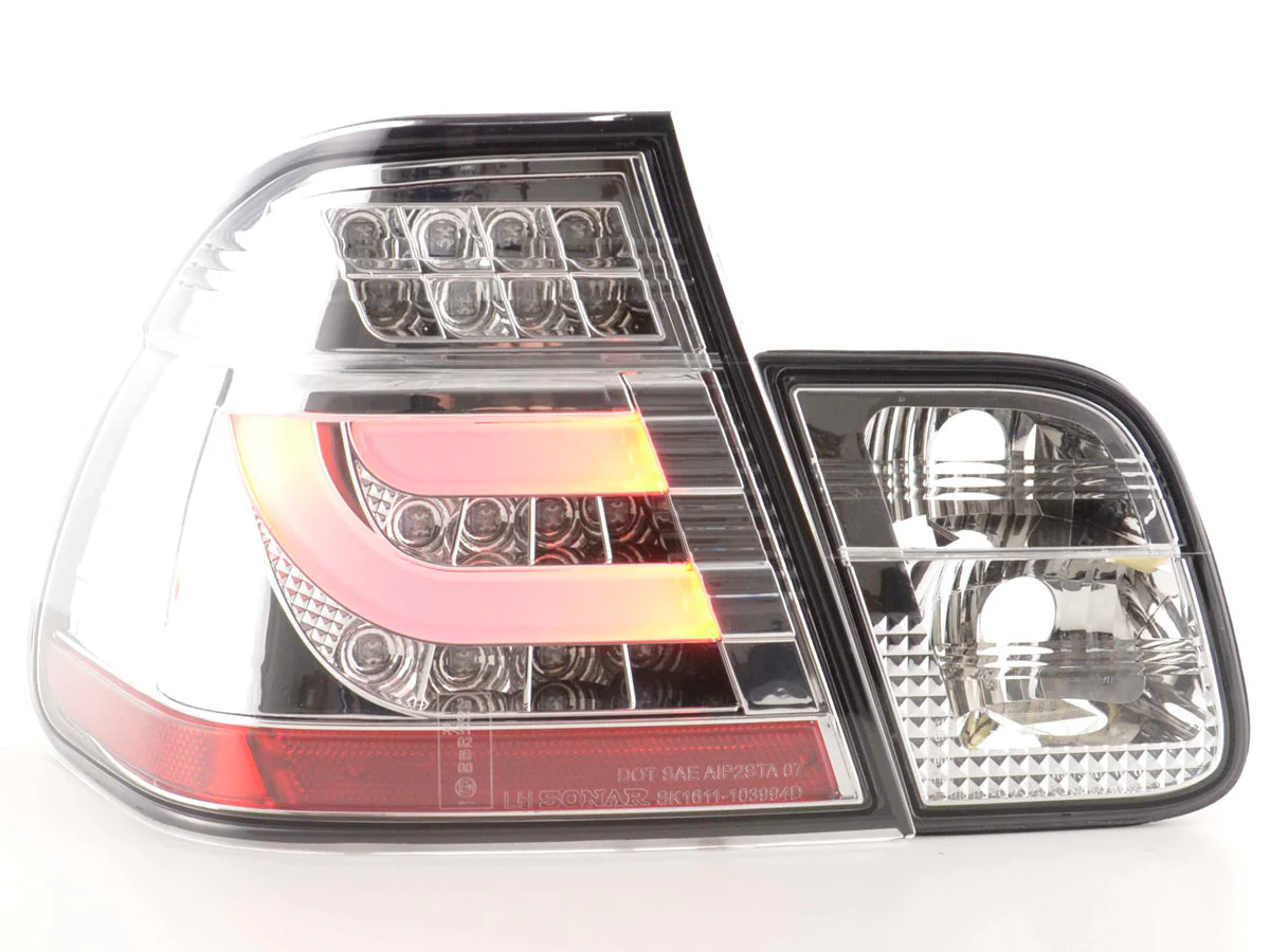 Pilotos traseros LED BMW Serie 3 E46 Berlina 02-05 cromo